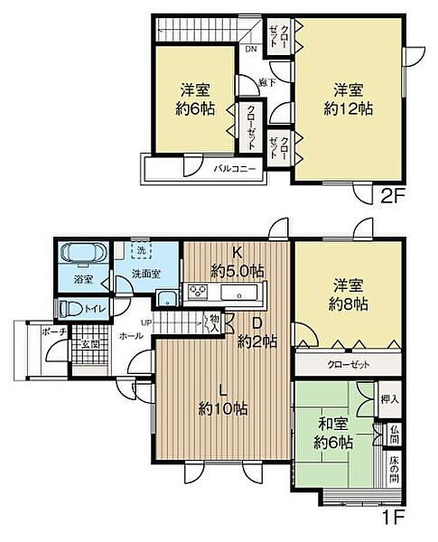 間取りを拡大表示