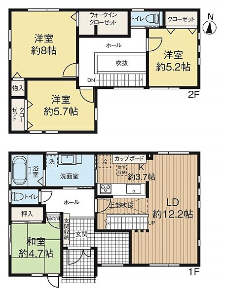 間取りを拡大表示