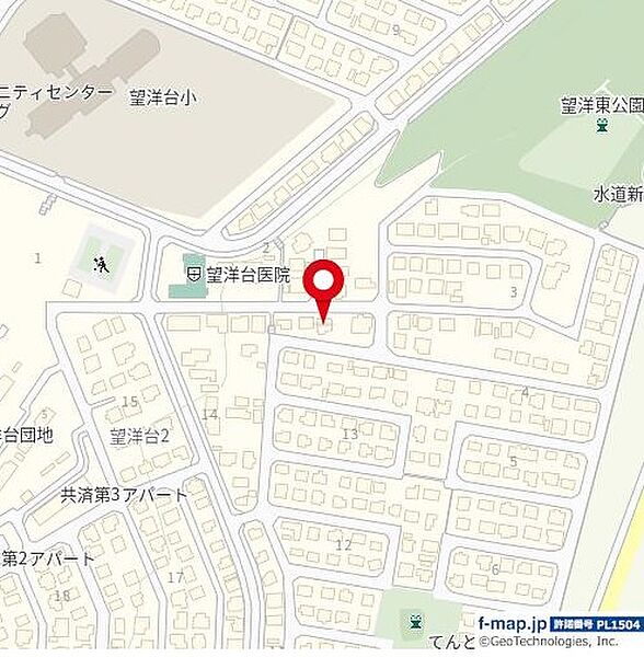 地図を拡大表示