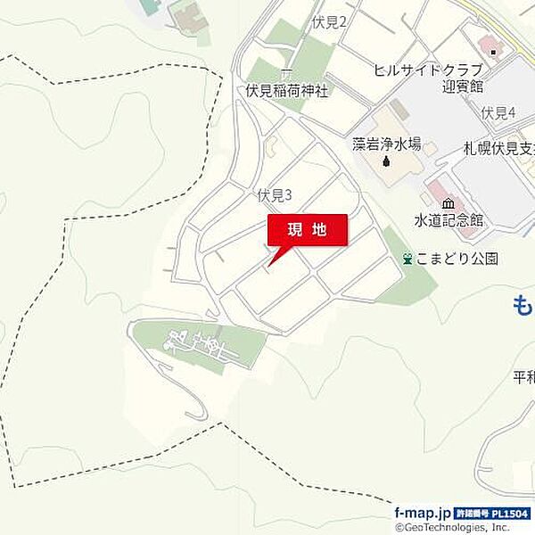 地図を拡大表示