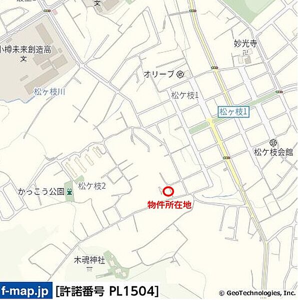 地図を拡大表示
