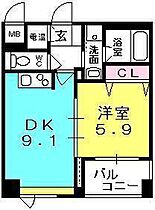 西宮アネックス 403 ｜ 兵庫県西宮市津門西口町1-3（賃貸マンション1LDK・4階・37.03㎡） その2