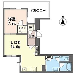 間取図画像 1LDK