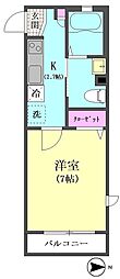 グラン・ホワイエ 1Kの間取図画像