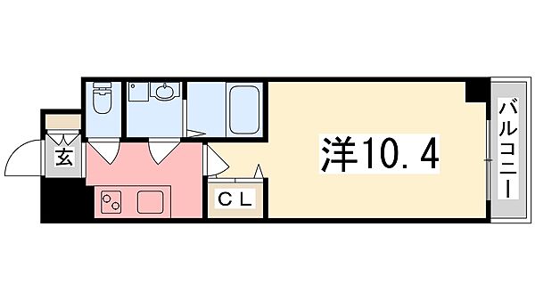 インタービレッジ土山二番館 108｜兵庫県姫路市土山７丁目(賃貸マンション1K・1階・31.52㎡)の写真 その2