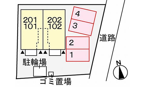 ステラ 202｜兵庫県姫路市伊伝居(賃貸アパート1LDK・2階・42.47㎡)の写真 その13
