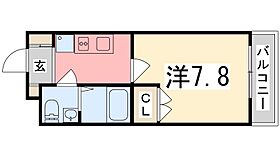 GLAハート飾磨　Ａ棟 102 ｜ 兵庫県姫路市飾磨区天神（賃貸アパート1K・1階・24.65㎡） その2