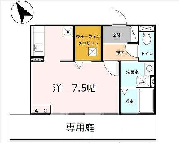 ホワイトヘロン 103｜兵庫県姫路市東延末４丁目(賃貸アパート1R・1階・29.50㎡)の写真 その2