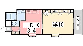 リッチ・キャッスルI 806 ｜ 兵庫県姫路市久保町（賃貸マンション1DK・8階・43.96㎡） その2