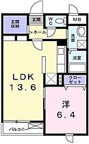 エスペランサ白鷺 102 ｜ 兵庫県姫路市白国１丁目（賃貸マンション1LDK・1階・47.70㎡） その2