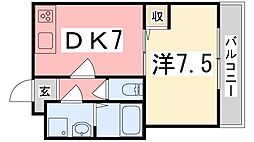 間取図画像 1DK