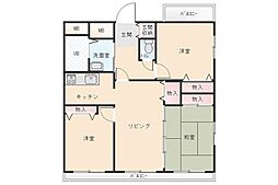 間取図画像 3LDK