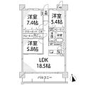 キャツスルコート田寺東3階10.6万円