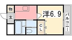 間取図画像 1K