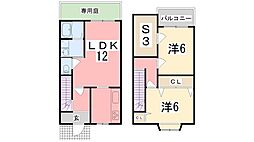 セルジュY 2SLDKの間取図画像