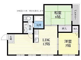 大阪府高槻市藤の里町（賃貸マンション2LDK・2階・43.00㎡） その2