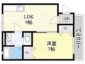 大阪府高槻市芥川町４丁目（賃貸マンション1LDK・3階・40.00㎡） その2