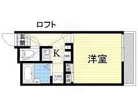 大阪府高槻市安満西の町30番2号（賃貸アパート1K・2階・20.28㎡） その2