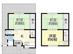 中谷借家2戸一A・B