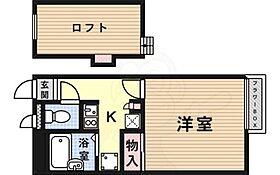 大阪府高槻市高垣町76番10号（賃貸アパート1K・1階・20.28㎡） その2