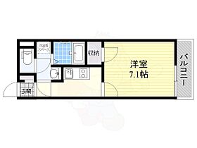 大阪府高槻市上牧北駅前町（賃貸マンション1K・1階・25.28㎡） その2