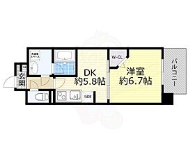 大阪府高槻市上牧南駅前町4番1号（賃貸マンション1DK・3階・32.40㎡） その2