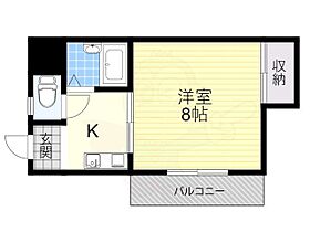 大阪府高槻市芥川町３丁目（賃貸マンション1K・4階・24.00㎡） その2