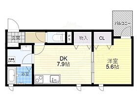 大阪府高槻市南松原町（賃貸アパート1DK・1階・34.78㎡） その2