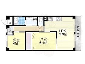 大阪府高槻市大畑町21番1号（賃貸マンション2LDK・5階・51.50㎡） その2