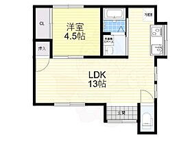 大阪府茨木市西河原２丁目（賃貸一戸建1LDK・1階・40.00㎡） その2