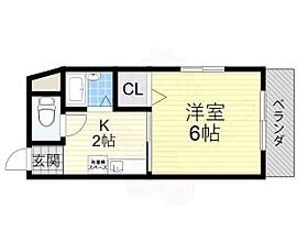 大阪府高槻市富田町１丁目（賃貸マンション1K・4階・21.00㎡） その2