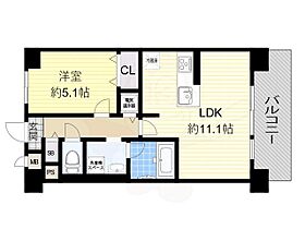 大阪府高槻市上牧南駅前町5番1号（賃貸マンション1LDK・4階・40.03㎡） その2