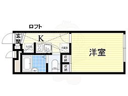 間取図画像 1K
