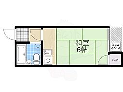 鈴木マンション ワンルームの間取図画像