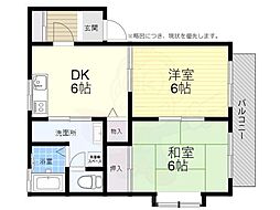 コーポ米田A棟 1階/101