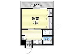 アンフィニ・松ケ丘 1DKの間取図画像