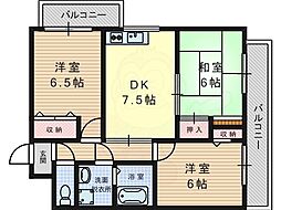 グランディ中谷 2階/-