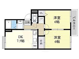ルミエール安満 2階/202
