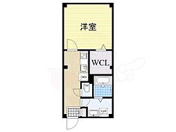 別所エンビィハイツ 1Kの間取図画像