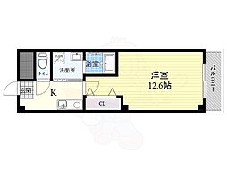 マイルドマンション3 1Kの間取図画像