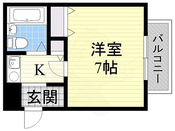 ジョイス長居 ｜大阪府大阪市住吉区長居３丁目(賃貸マンション1K・4階・18.00㎡)の写真 その2