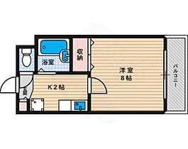 メゾンミレーナ 302 ｜ 大阪府大阪市東住吉区今川７丁目（賃貸マンション1K・3階・26.64㎡） その2