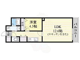 大阪府大阪市東住吉区駒川１丁目19番21号（賃貸マンション1LDK・1階・47.04㎡） その2