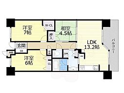 カスタリア阿倍野 4階