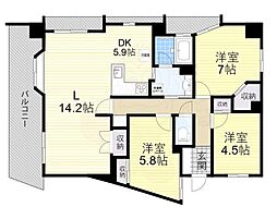 カスタリア阿倍野 8階/-