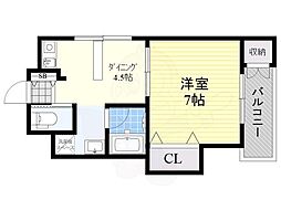 ハイツ・シャレード 1DKの間取図画像