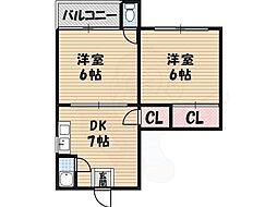 大和川パピレス 4階/407