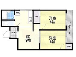 メゾーネ南田辺 3階