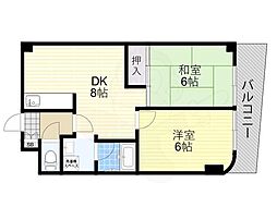 リプレ美章園 2階/202