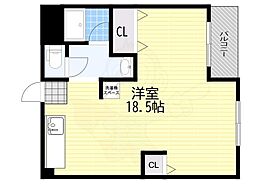 南住吉ハイツ ワンルームの間取図画像